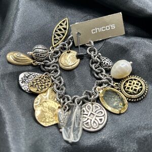 Vintage Chico’s Silver and Gold Charm Bracelet